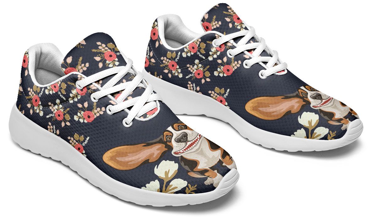 Floral Hound Sneakers