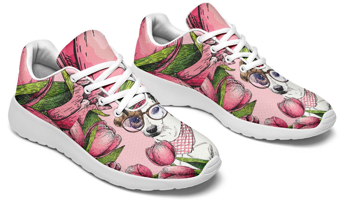 Pink Strawberry Sneakers, EU37 (Us6.5) / Pink