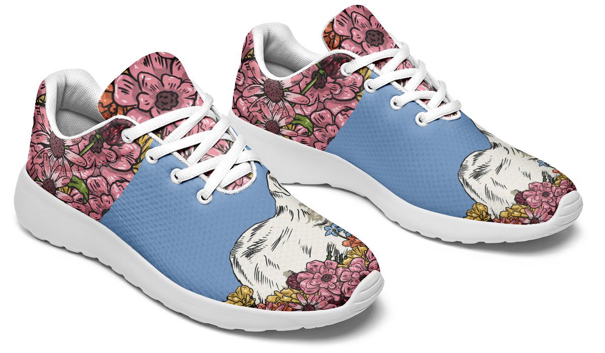 Illustrated Great Pyrenees Sneakers