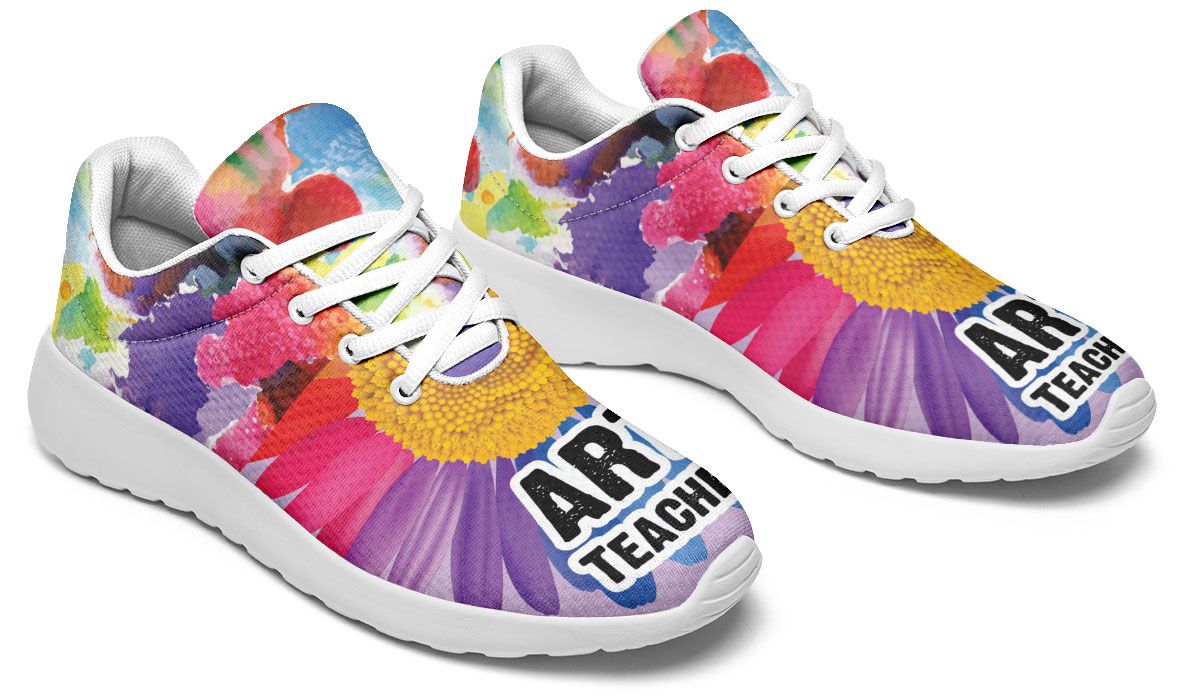 Rainbow Art Teacher Sneakers