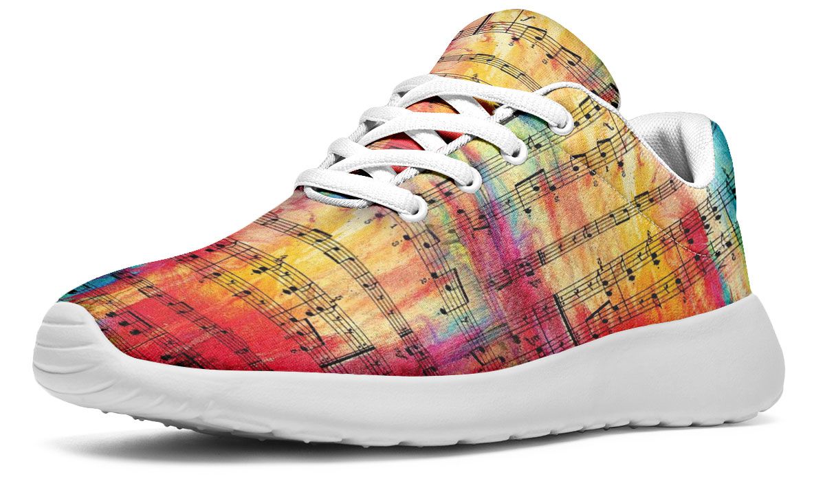 Rainbow Sheet Music Sneakers