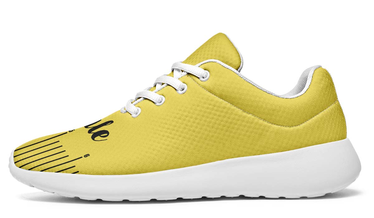 Teachers Rule Yellow Sneakers