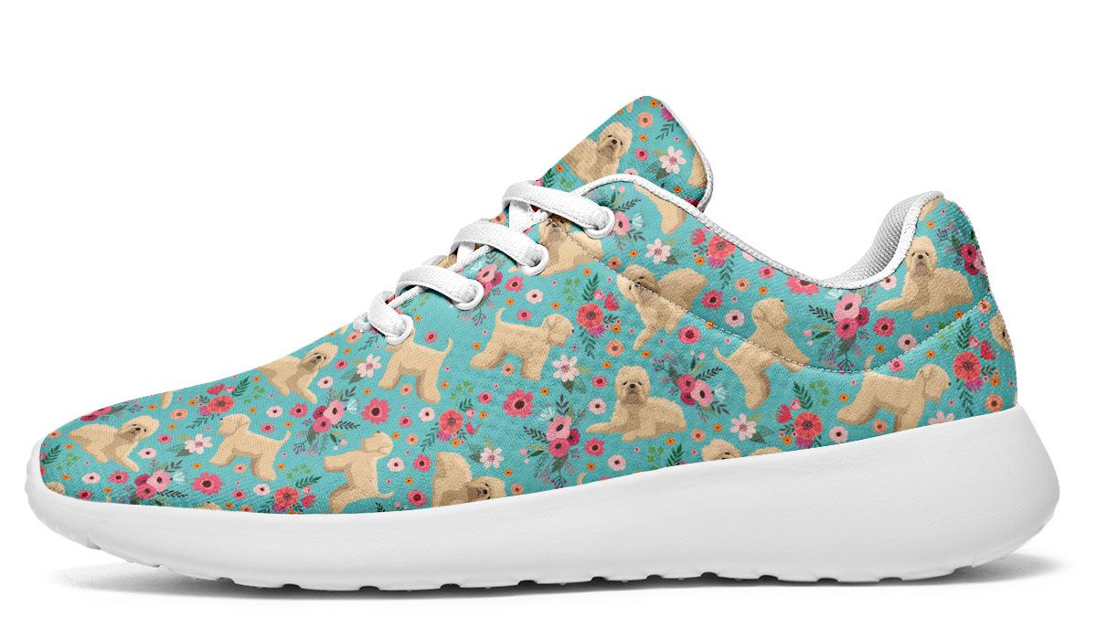 Wheaten Terrier Flower Sneakers
