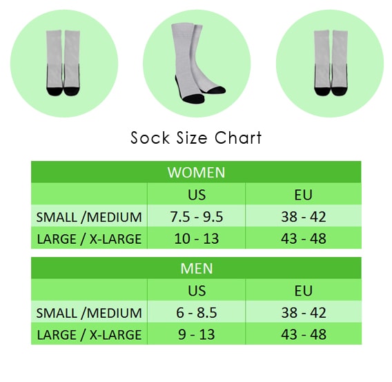 Taco Pattern Socks