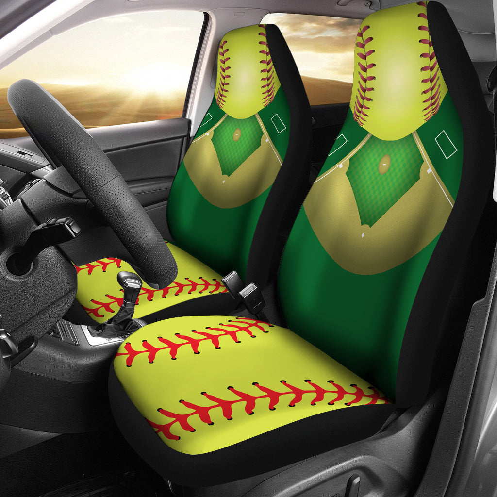 Softball Field Car Seat Covers