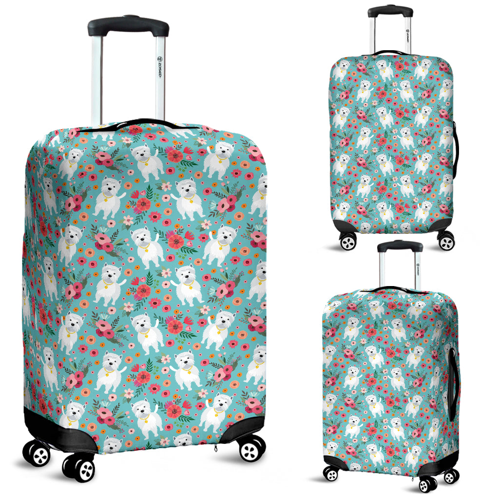 Westie Luggage Cover Westie Luggage Cover