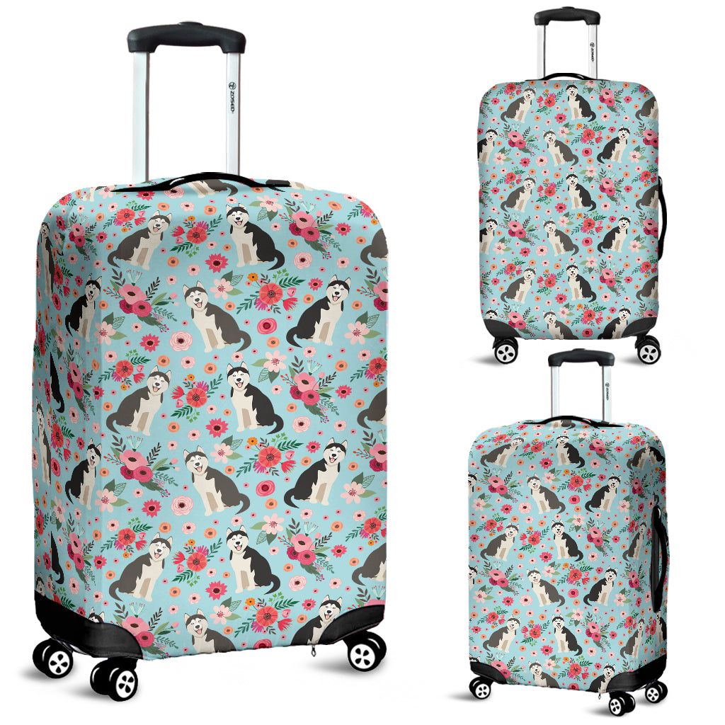 Siberian Husky Luggage Covers Siberian Husky Luggage Covers
