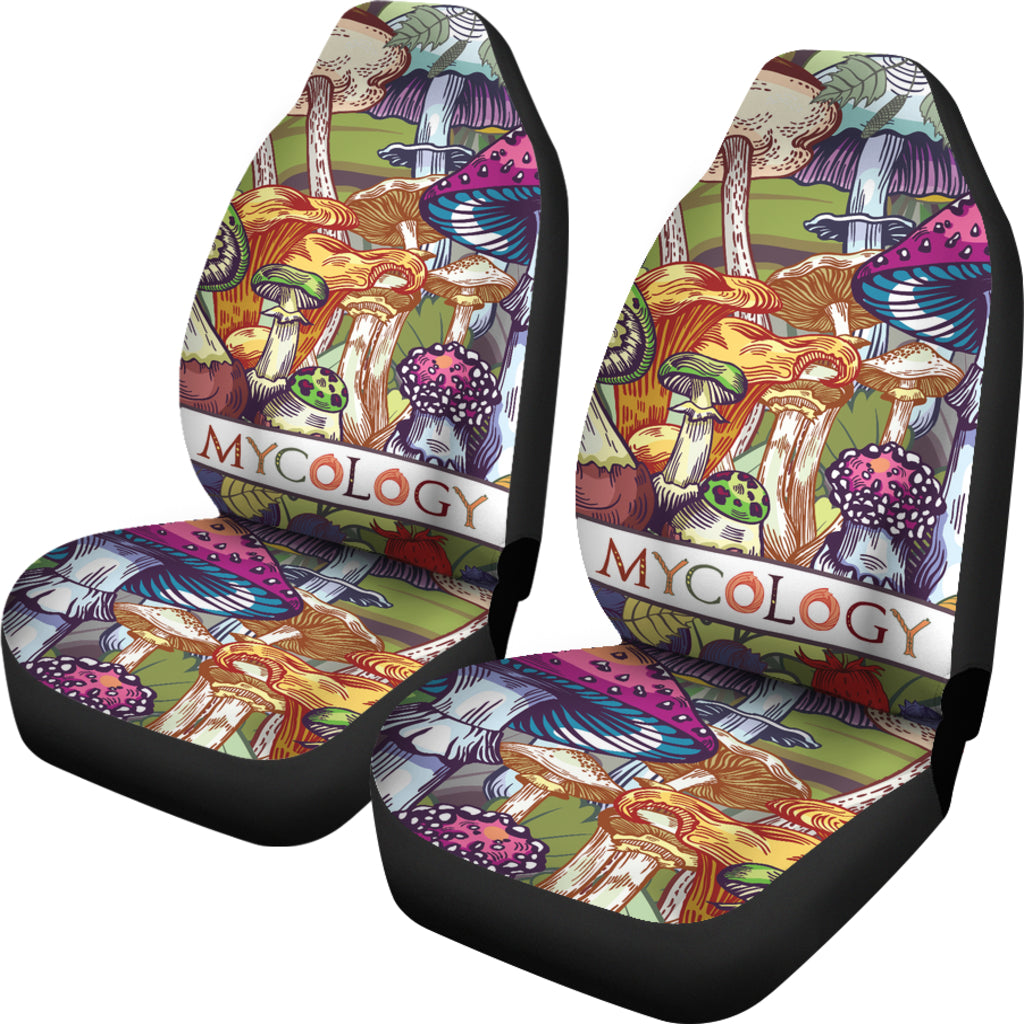 Colorful Mycology Car Seat Covers