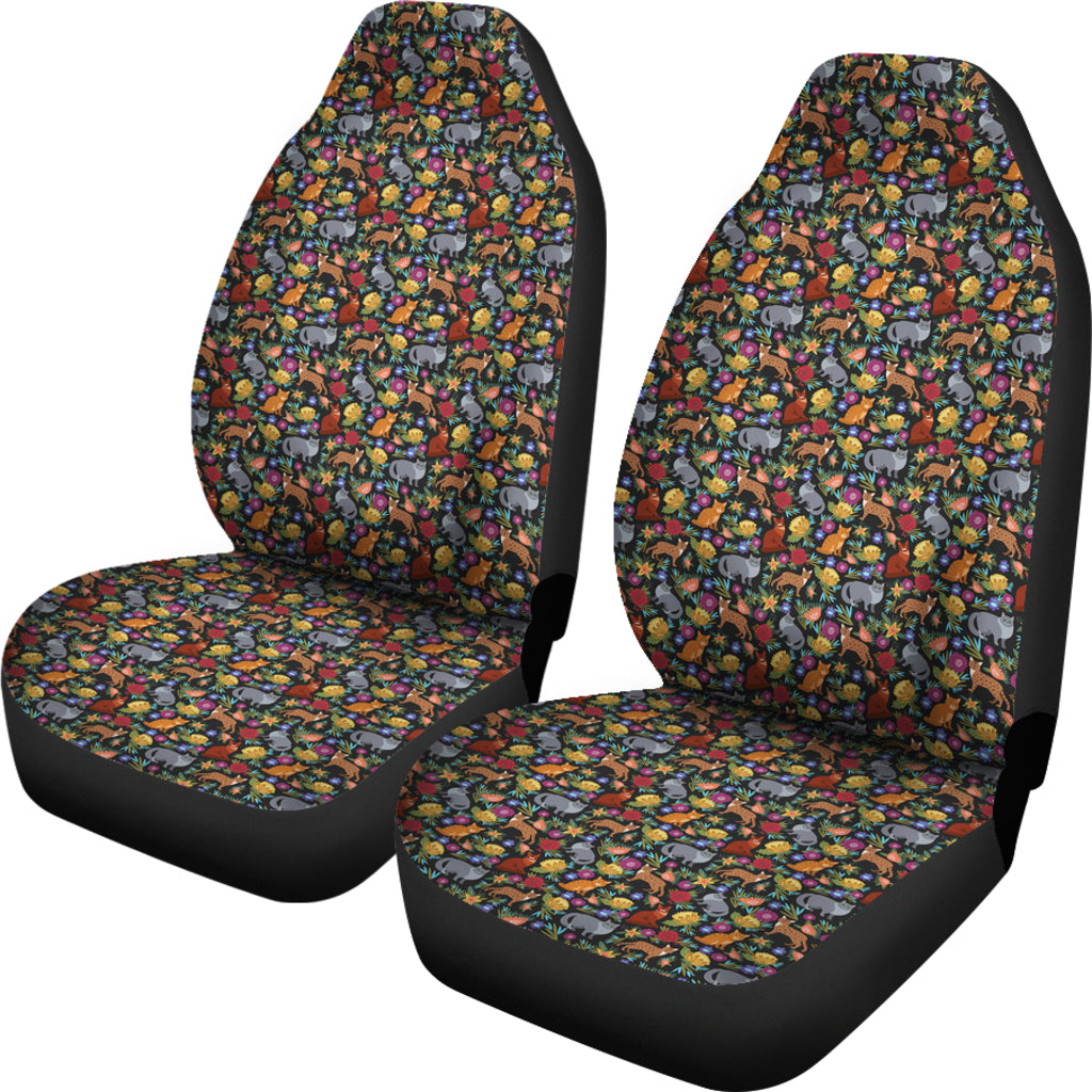 Cat Flower Car Seat Covers