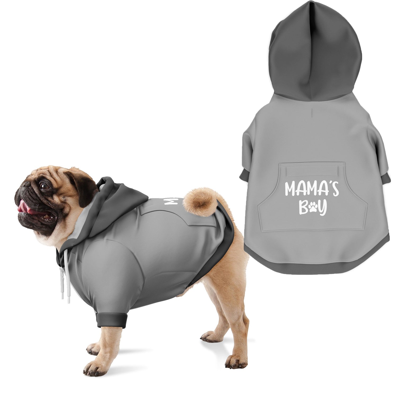 Mama's boy dog sales hoodie