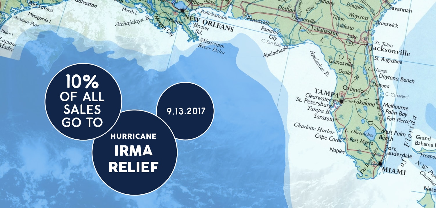 10 Percent of Proceeds on Sept. 13th to go to Hurricane Irma Relief