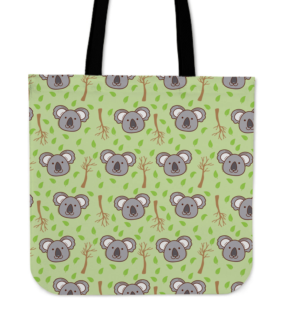 Cute Koala Linen Tote Bag