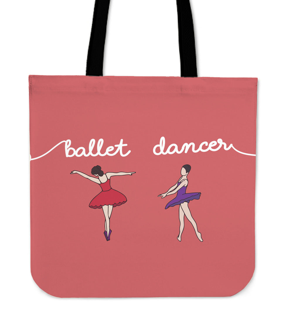 Ballet Dancer Linen Tote Bag