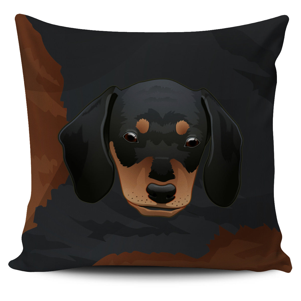 Real Dachshund Pillow Cover