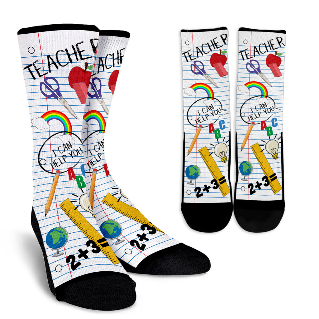 Bold Teacher Socks