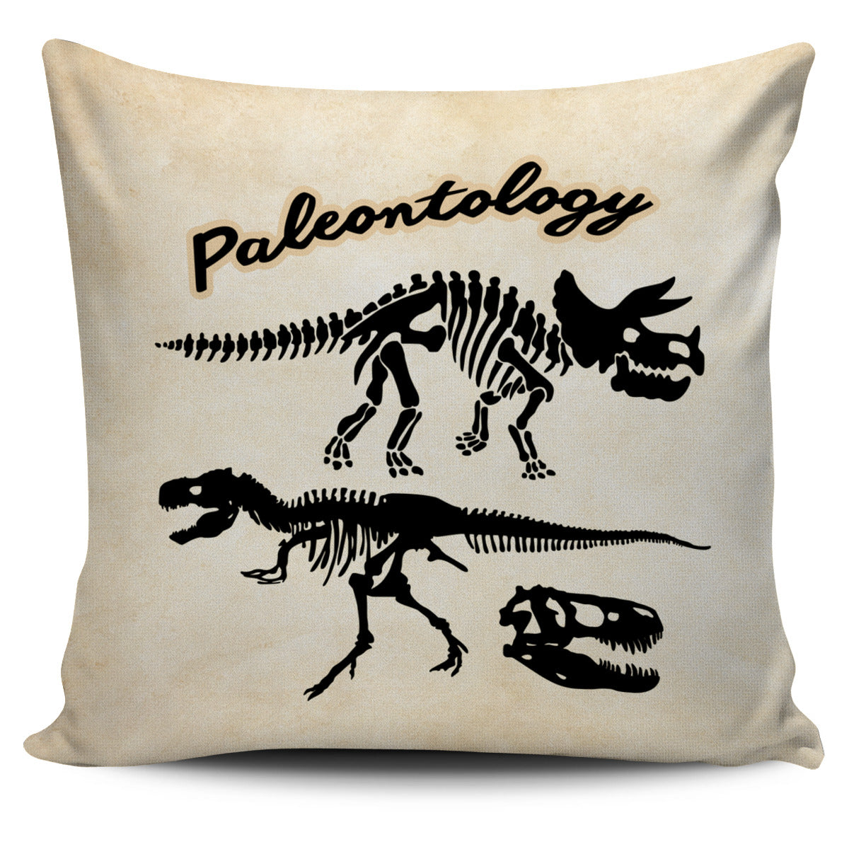 Paleontology Dinosaur Fossil Pillow Cover