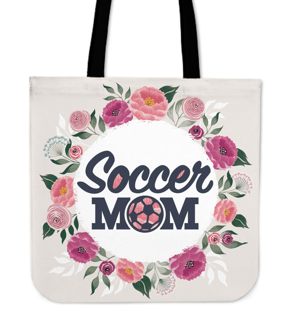 Soccer Mom Linen Tote Bag