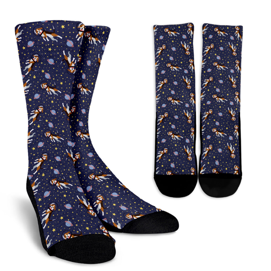 Space Beagle Socks