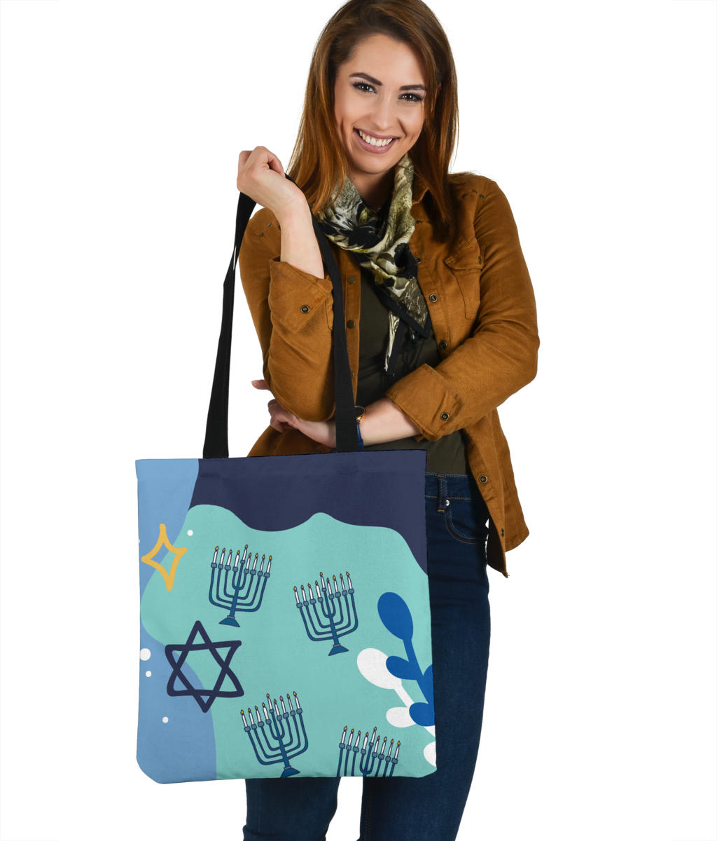 Hanukkah Cloth Tote Bag