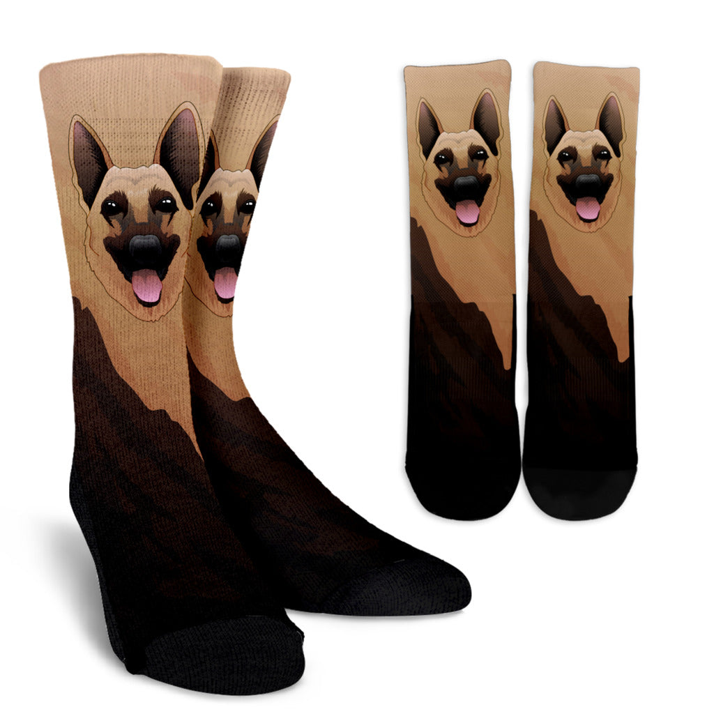 Real German Shepherd Socks
