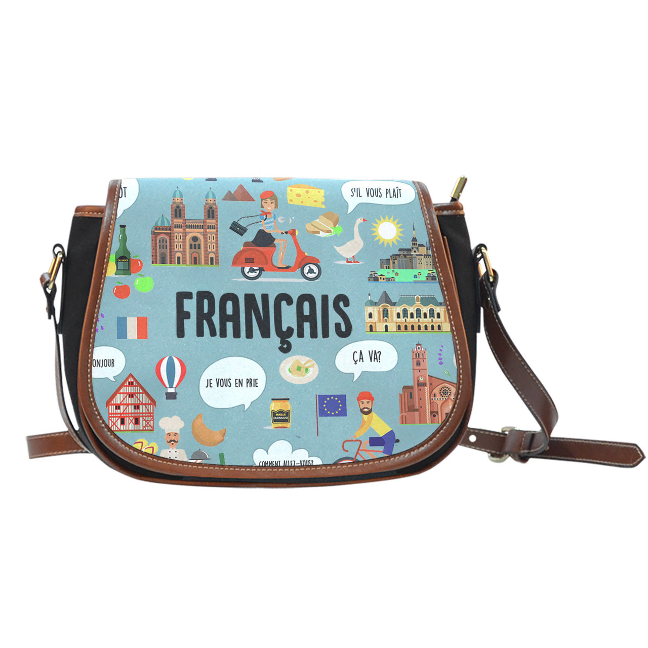 French Teacher Saddle Bag