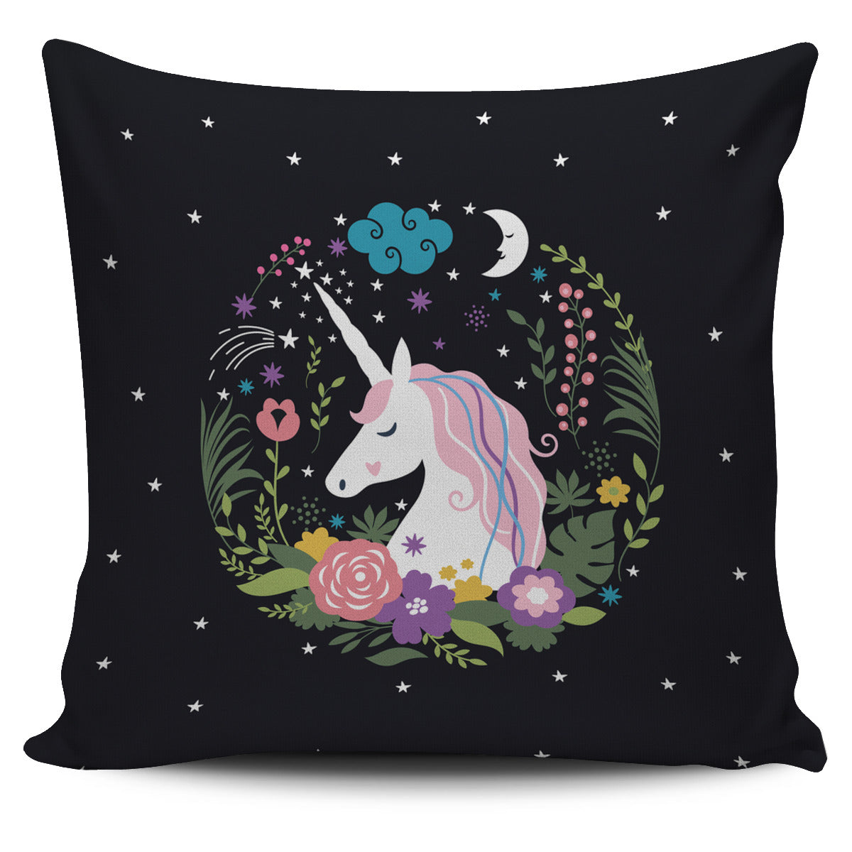 Unicorn Dreams Pillow Cover