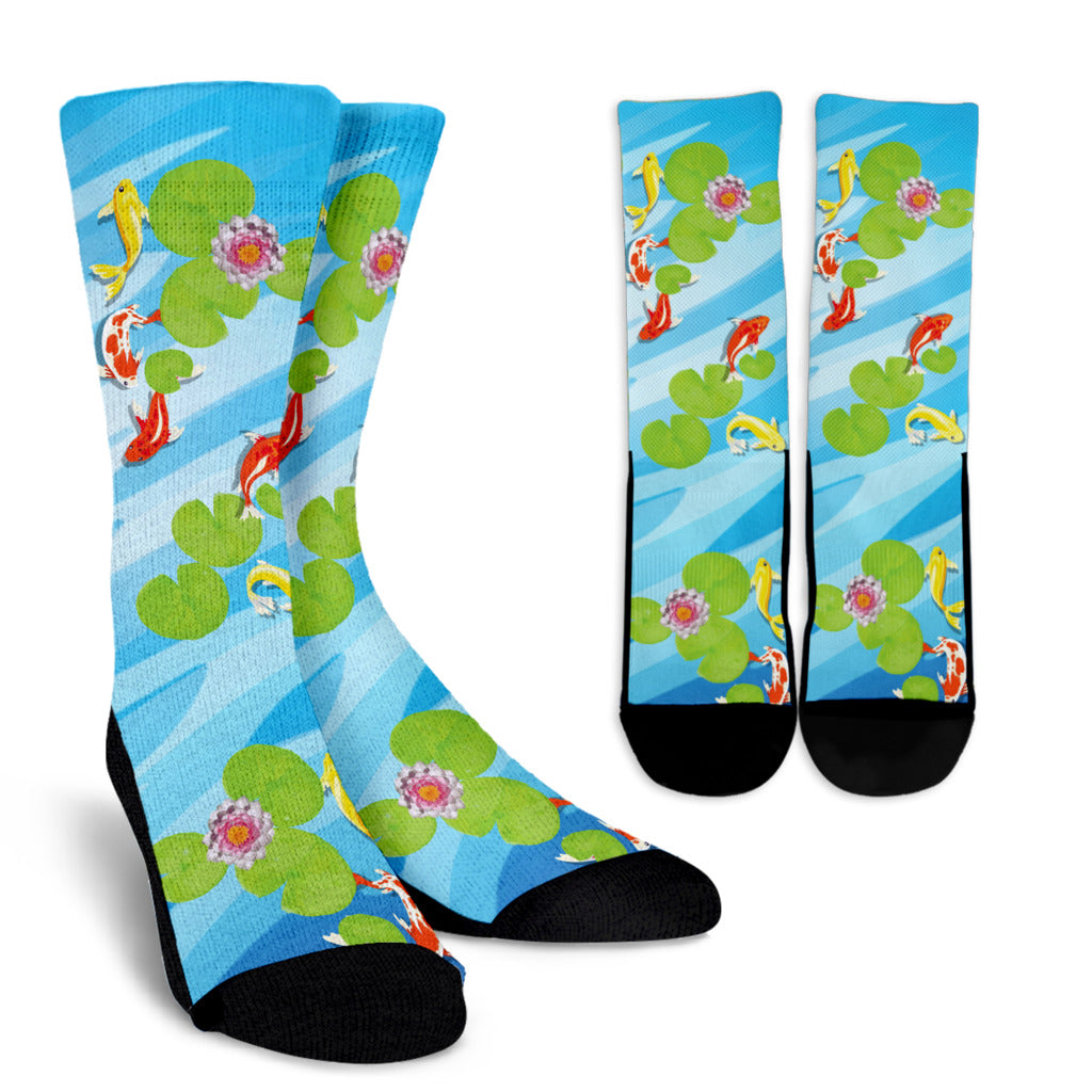 Koi Water Garden Socks