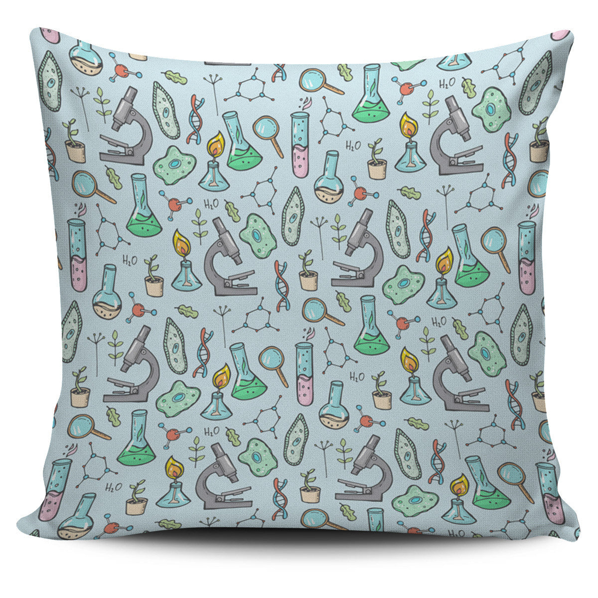 Science Equipment Pillow Cover