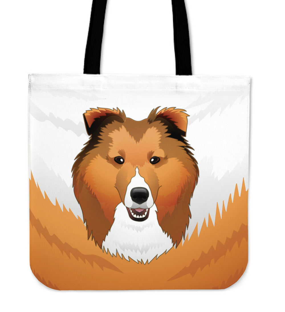 Real Sheltie Cloth Tote Bag
