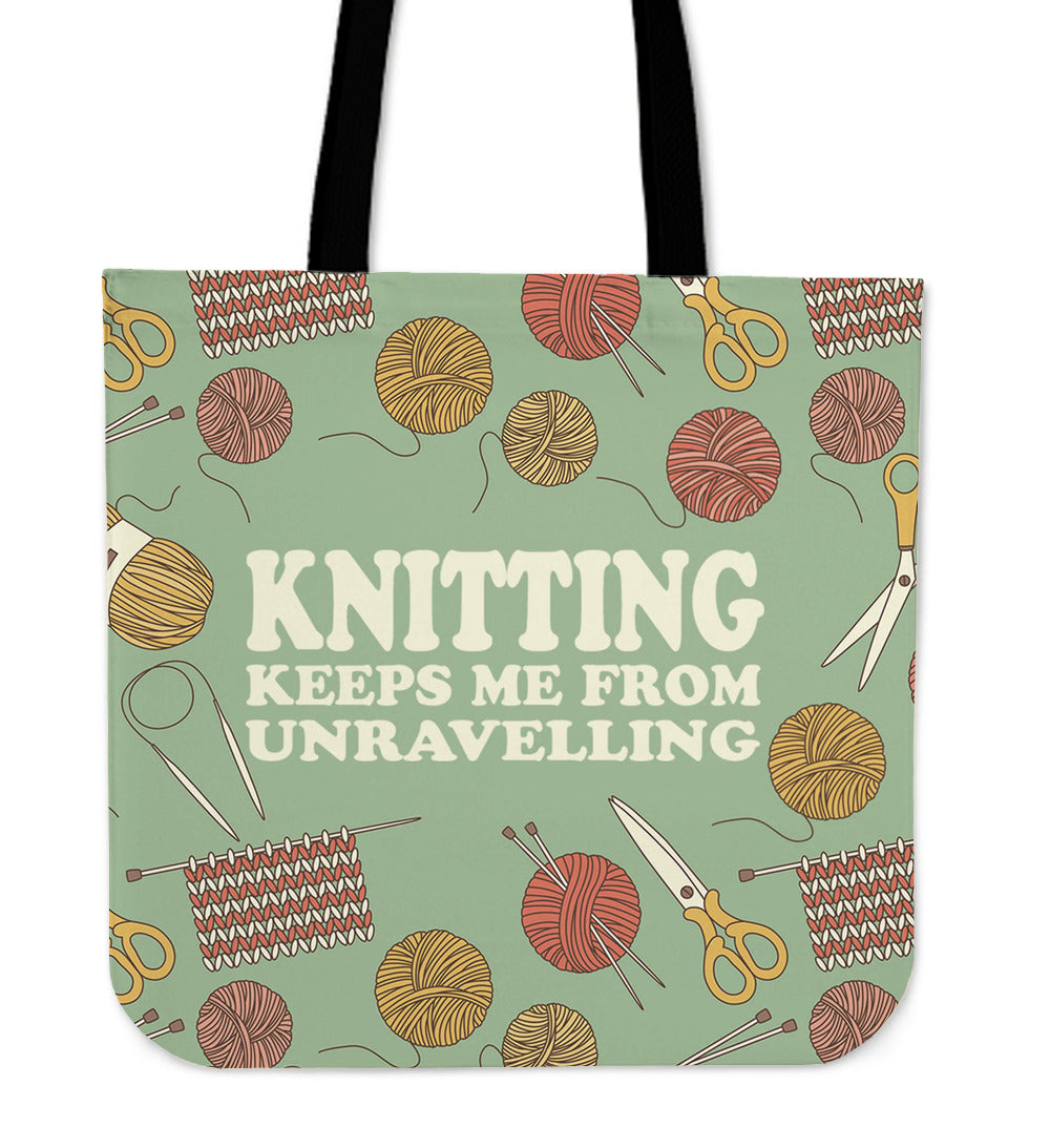 Adorable Unravelling Linen Tote Bag