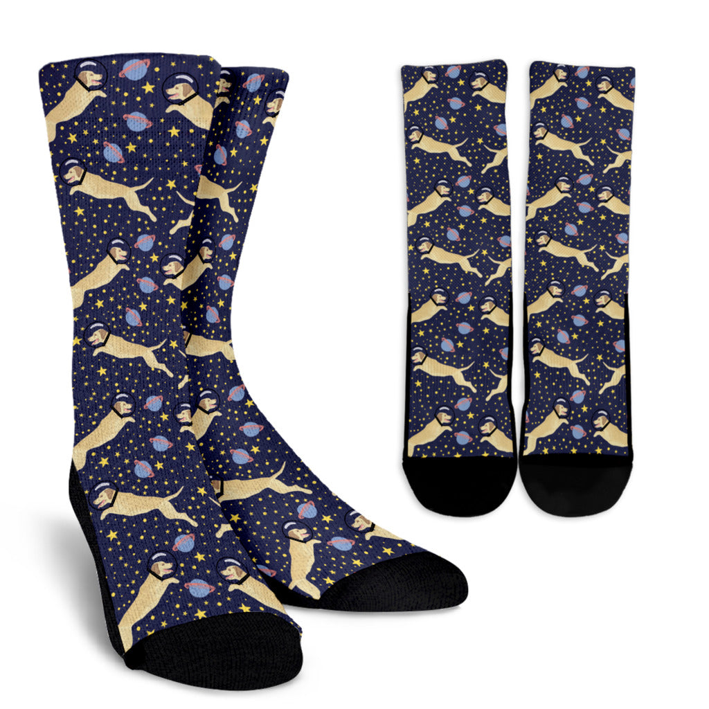 Space Labrador Retriever Socks