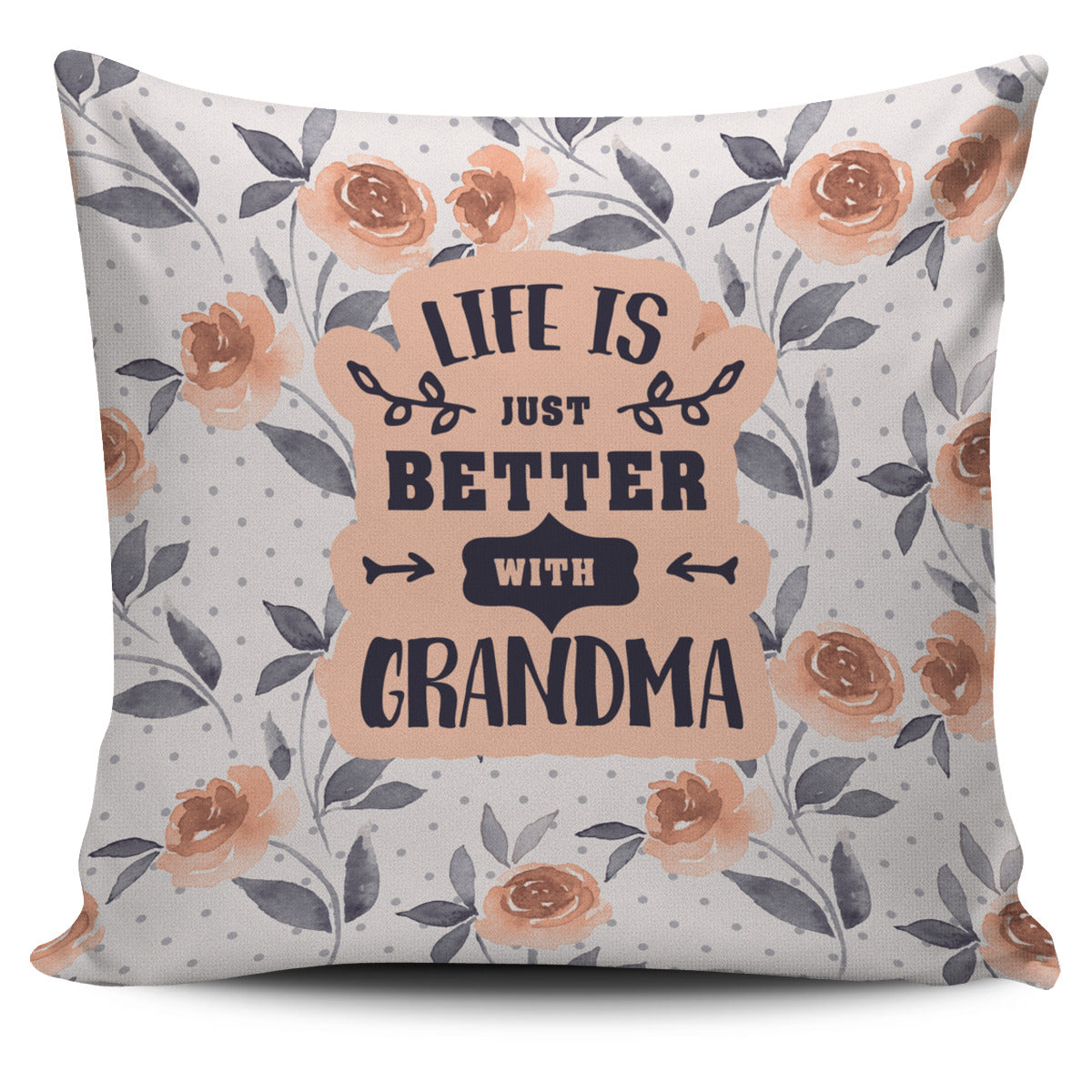 Life Is Better Pillow Cover