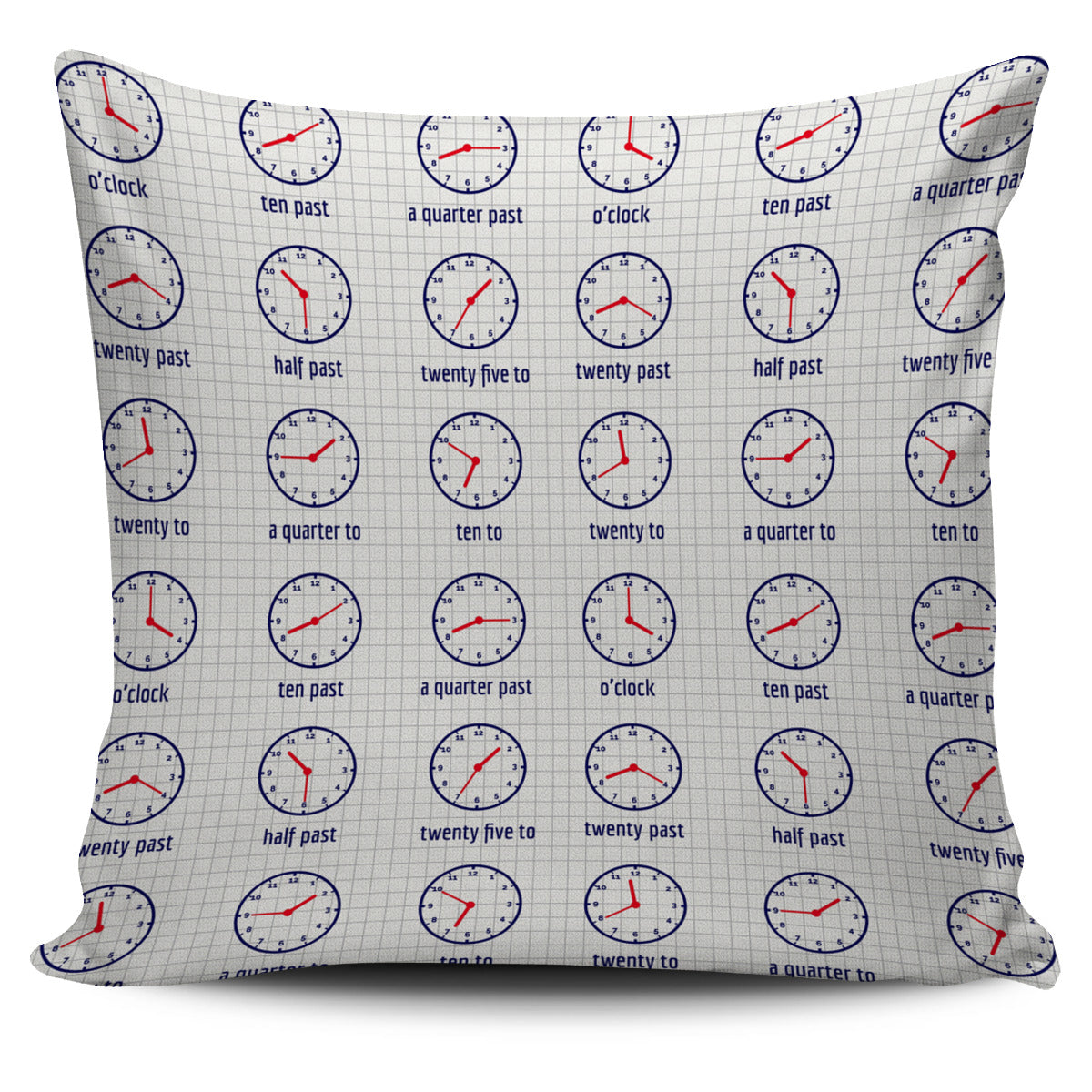 Time Composition Notebook Pillow Cover