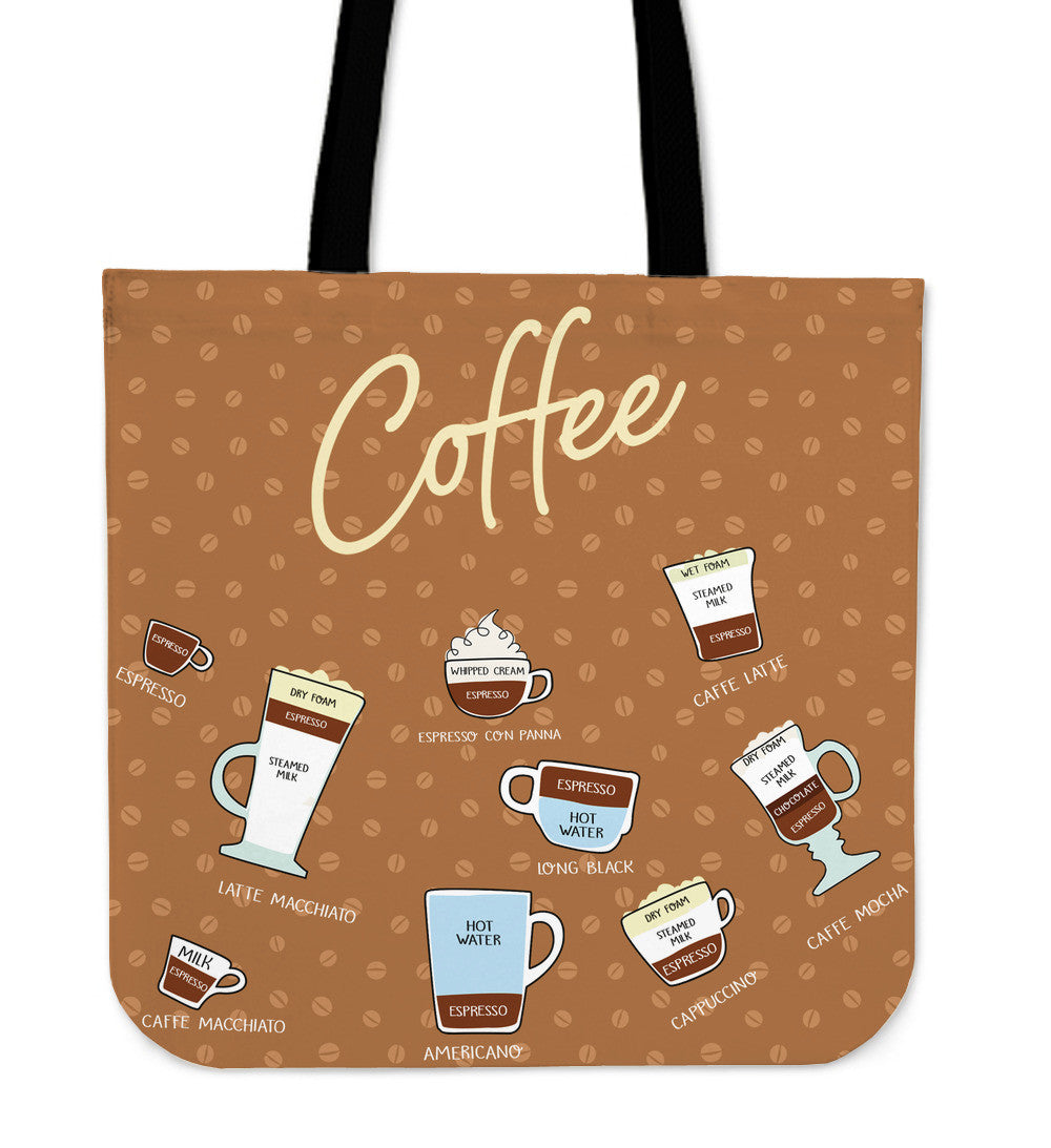 Coffee Lovers Linen Tote
