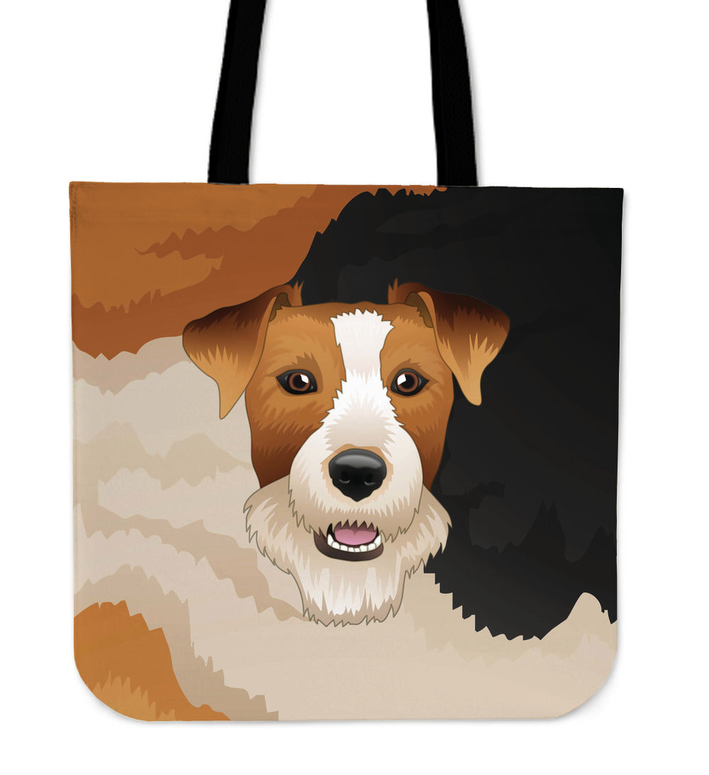 Real Fox Terrier Cloth Tote Bag