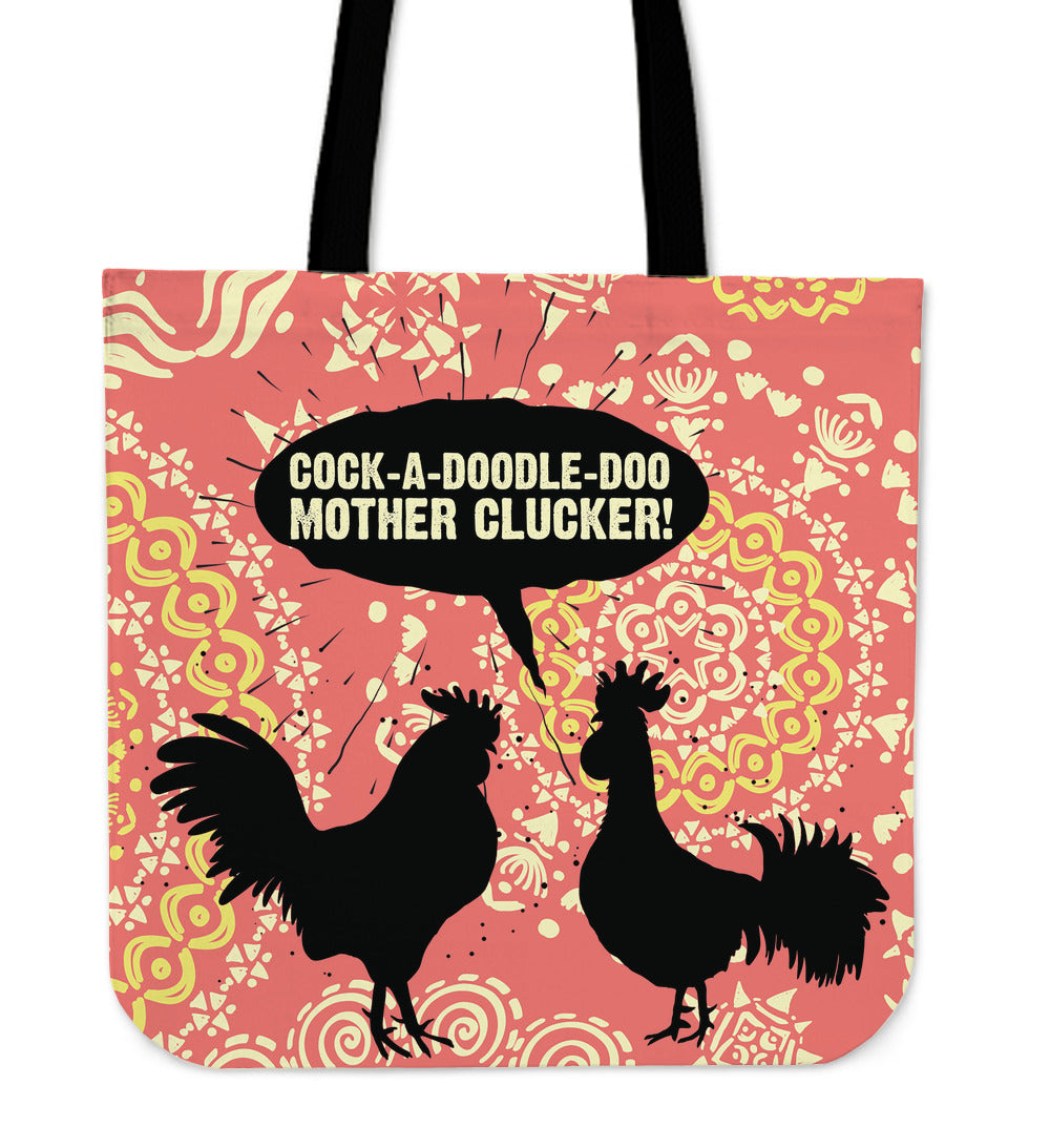 Mother Clucker Linen Tote Bag