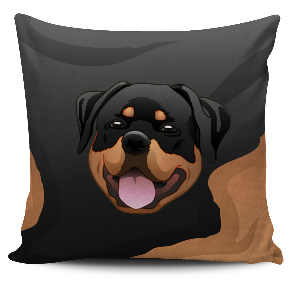 Real Rottweiler Pillow Cover