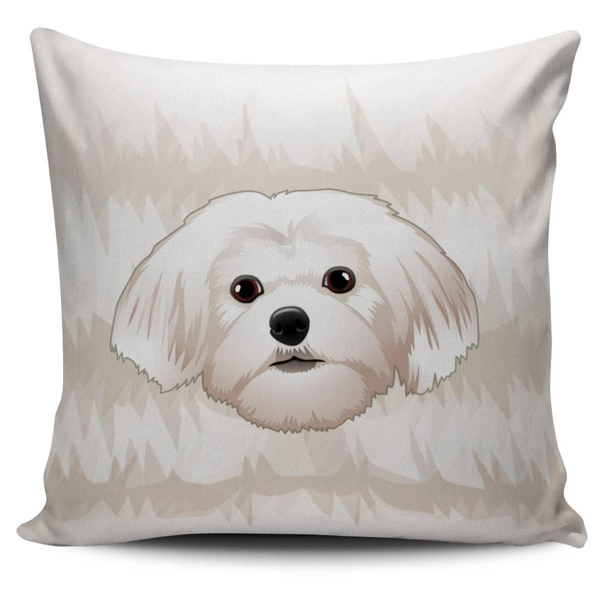 Real Maltese Pillow Cover