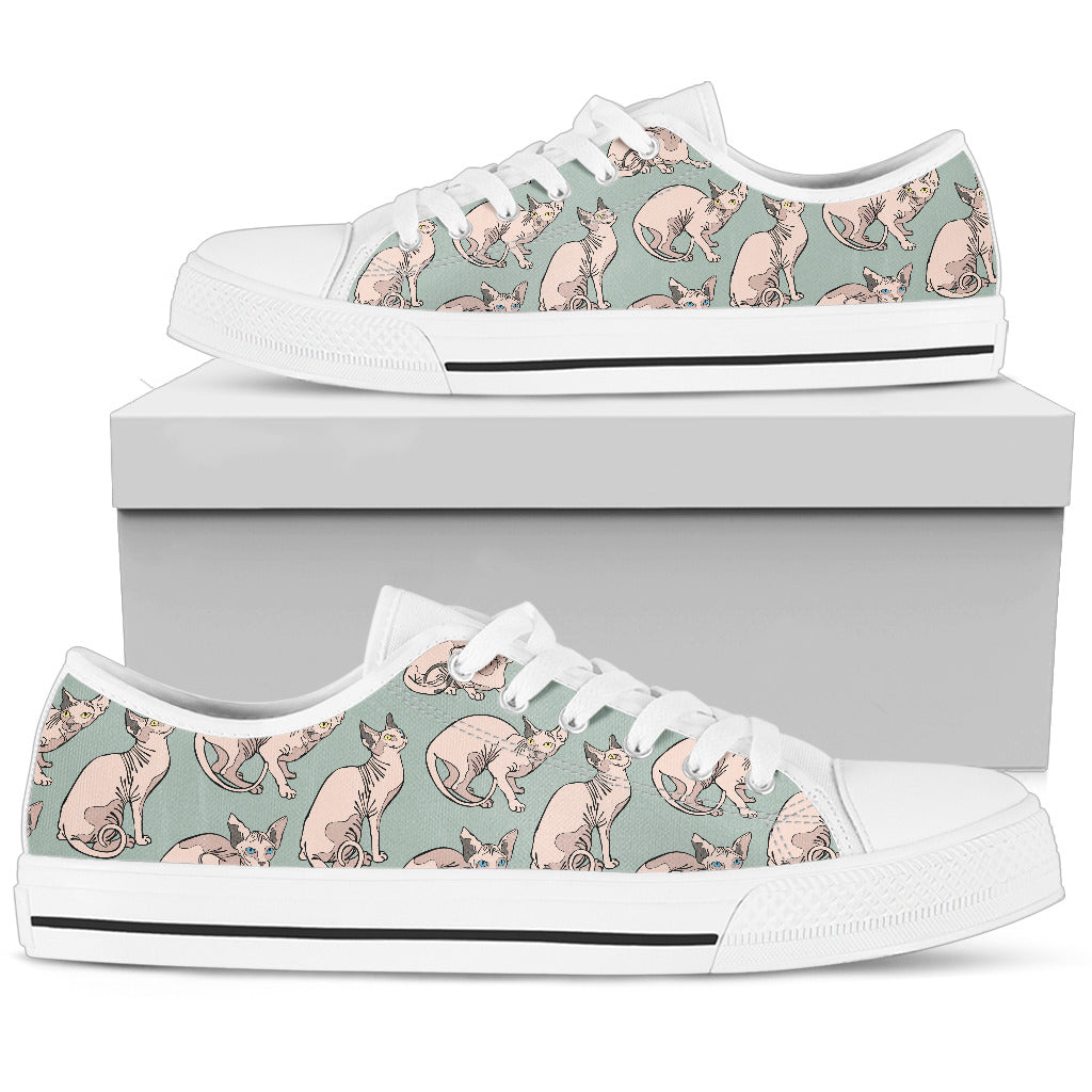 Sphynx  Pattern Low Top Shoes