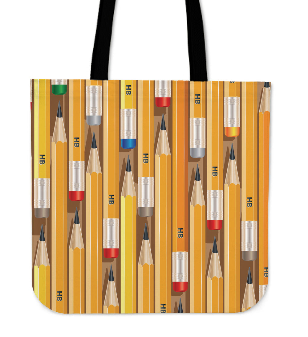 HB Pencils Linen Tote Bag