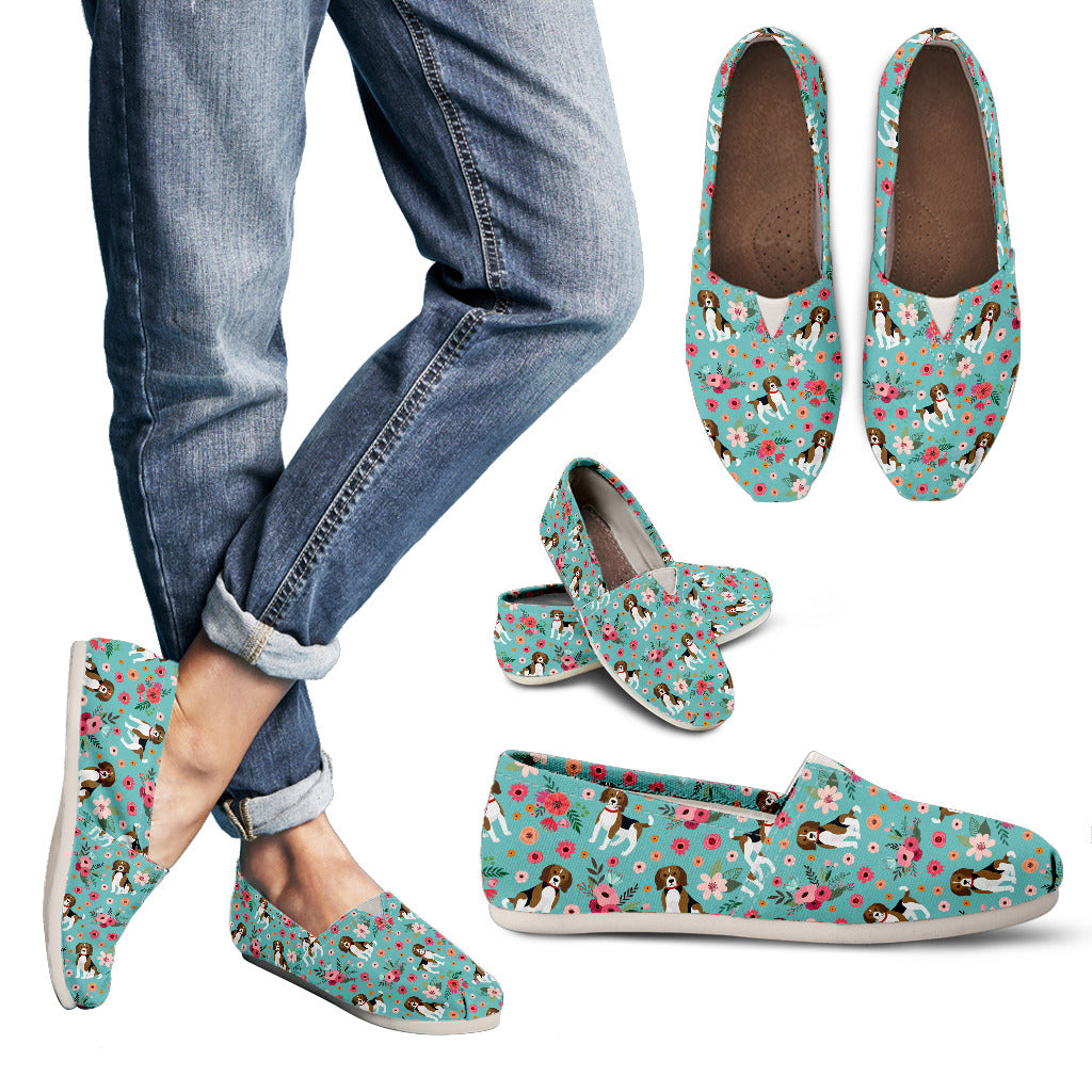 Beagle Flower Casual Shoes