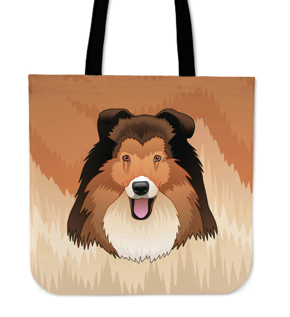 Real Collie Cloth Tote Bag