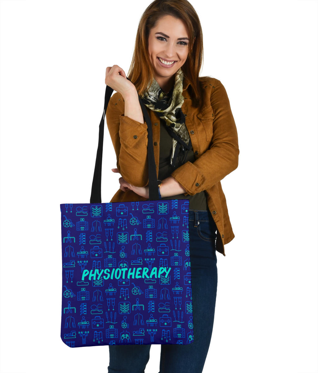 Physiotherapy Pattern Cloth Tote Bag