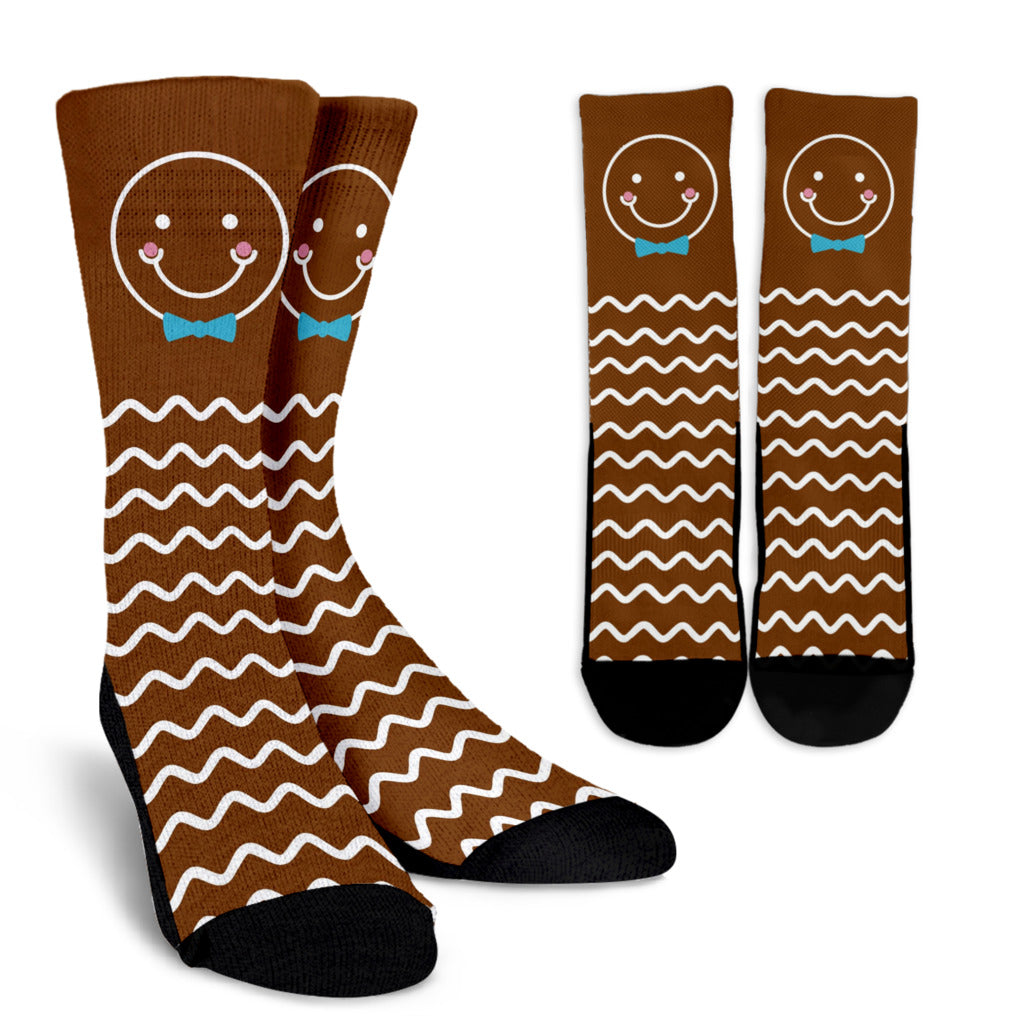 Gingerbread Man Christmas Socks