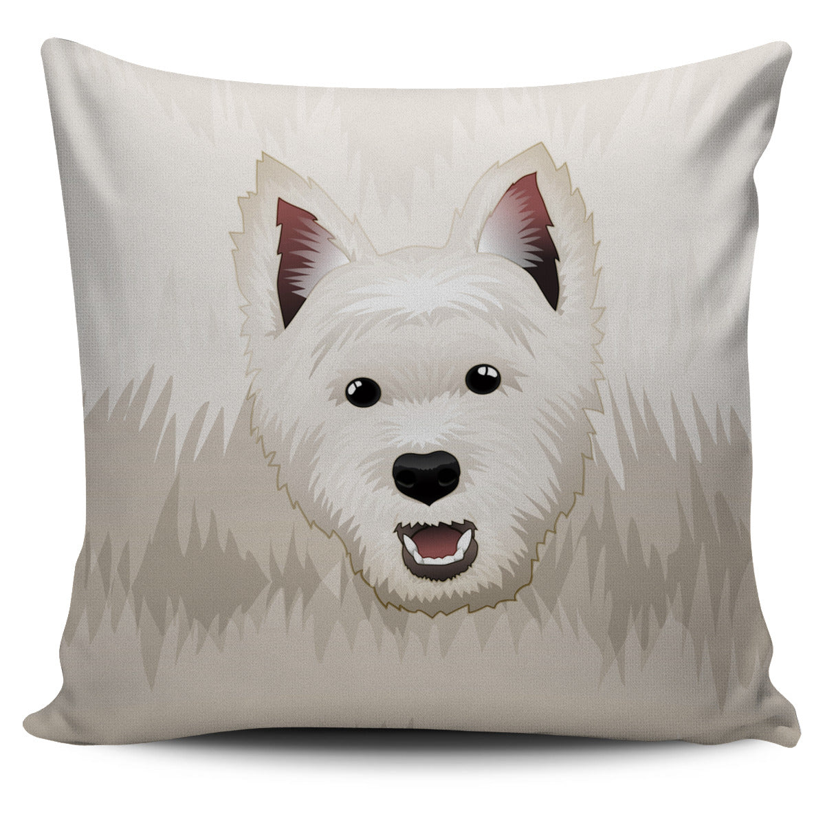 Real Westie Pillow Cover