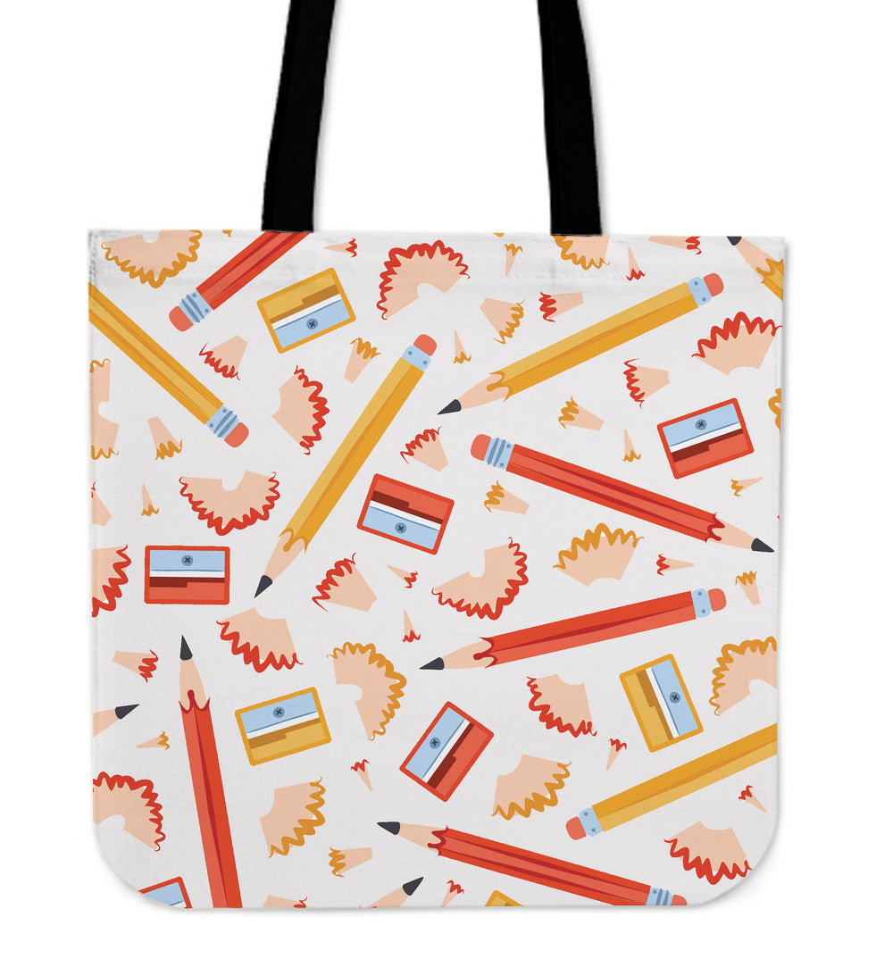 Pencil Sharpener Linen Tote Bag
