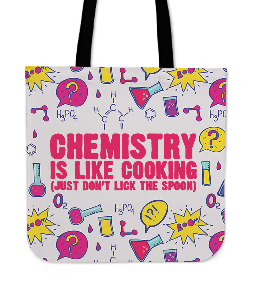 Chemistry Cooking Linen Tote Bag