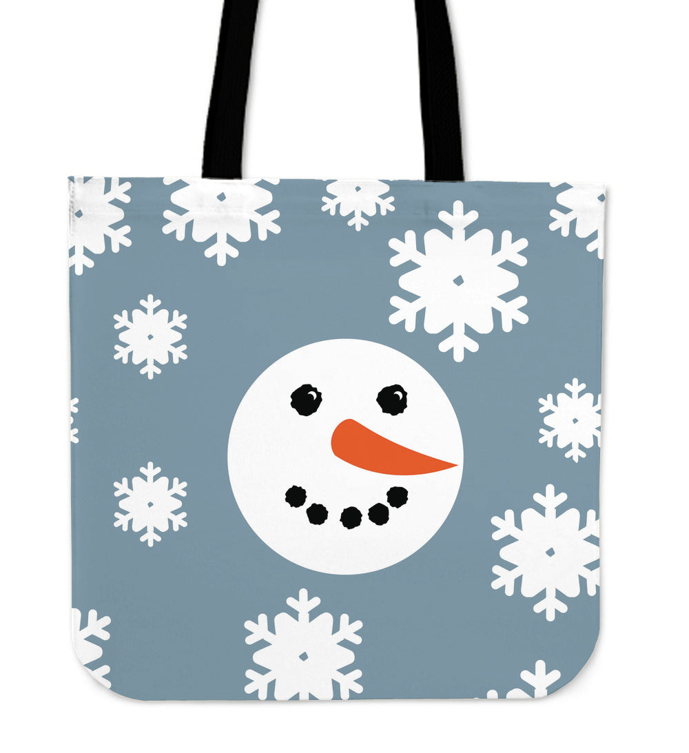 Snowman Christmas Cloth Tote Bag