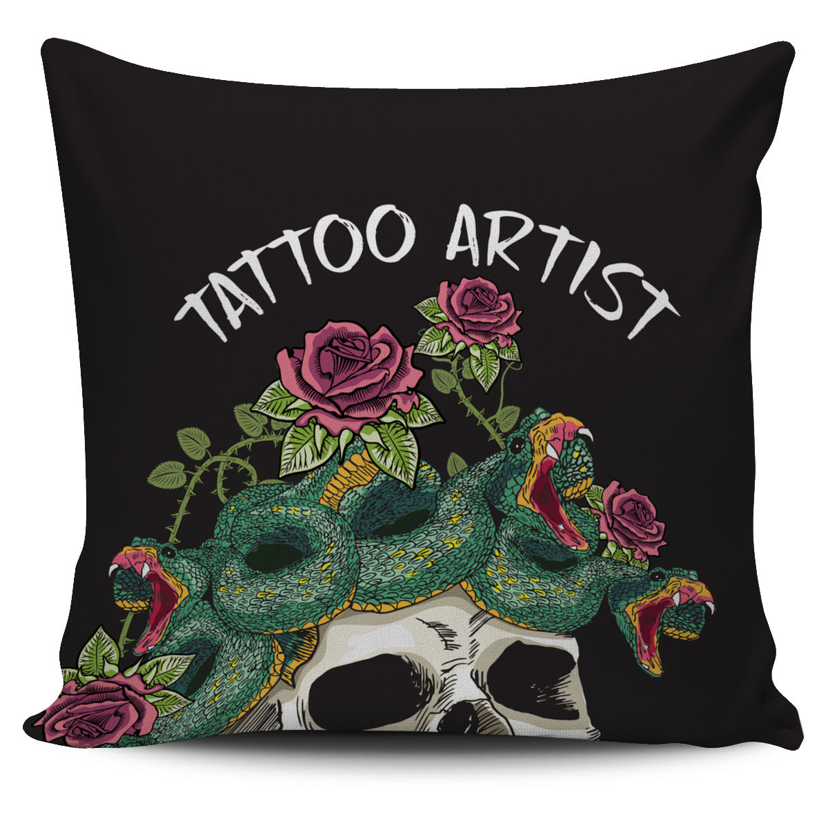 Tattoo Artist Pillow Cover