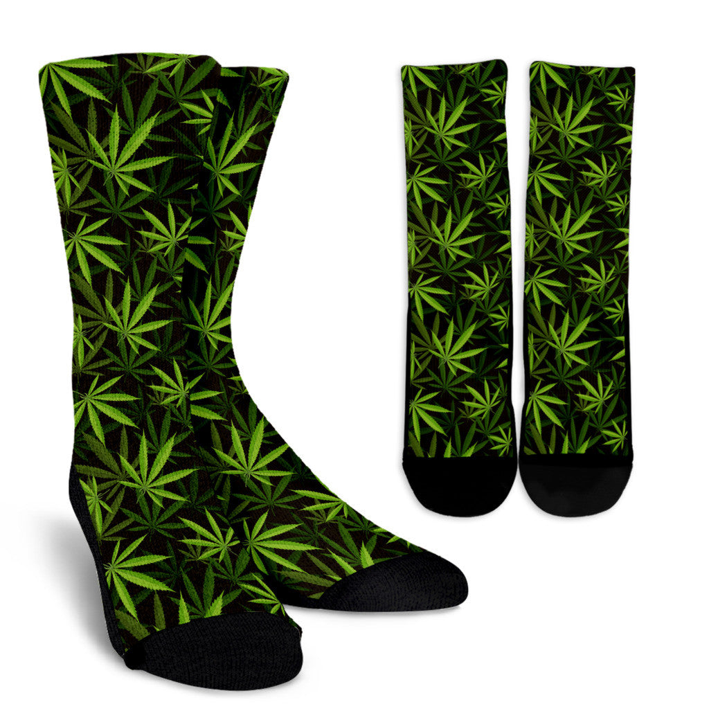 Cannabis Pattern Socks